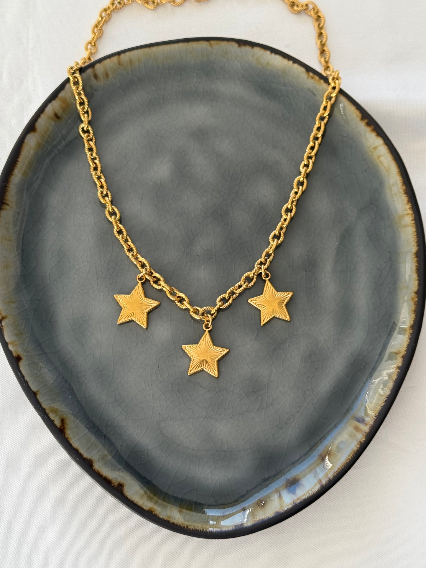 ‘STARGIRL’ ketting - goud/zilver