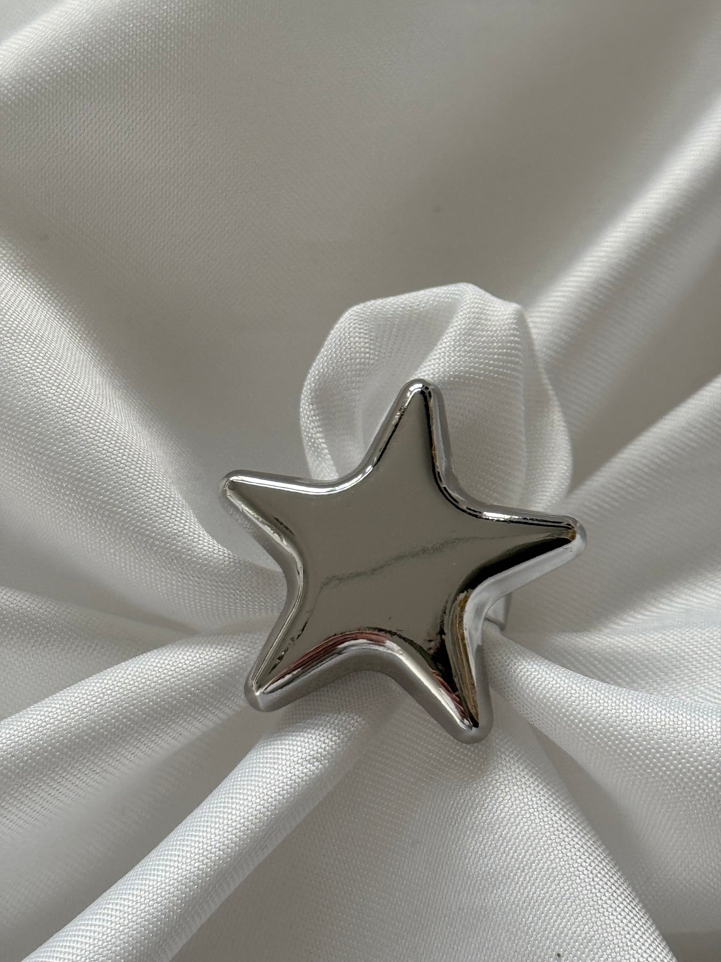 ‘BIG STAR’ ring - zilver