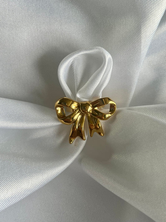 ‘BOW’ ring - goud